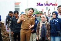 Bupati Indramayu Dampingi Dirjen Pemberdayaan Sosial Tinjau Progres Pembangunan Kampung Nelayan Sejahtera