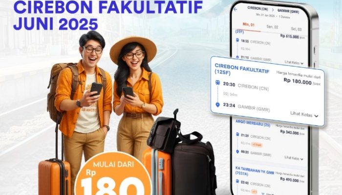 KAI Daop 3 Siapkan Perjalanan KA Cirebon Fakultatif Akomodir Penumpang Long Weekend