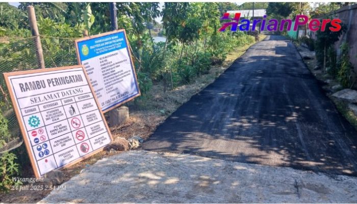 Warga Keluhkan Proyek Rehabilitasi Jalan Desa PT Fadly Maju Sejahtera