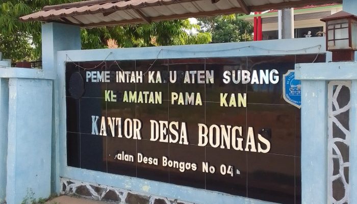 Desa bongas Kecamatan Pamanukan Kabupaten Subang Salurkan Aliran Dana Yang patut di ungkap .