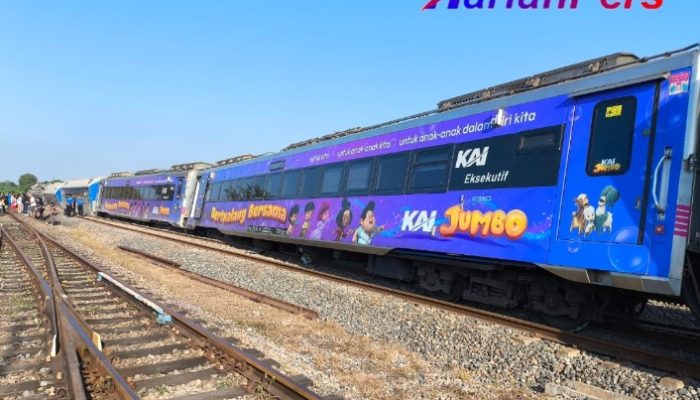KAI Menyampaikan Permohonan Maaf Atas Anjloknya KA Argo Bromo Anggrek di Lintas Pegaden Baru