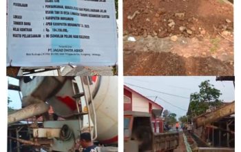 Warga Desa Lamaran Tarung Keluhkan Proyek Jalan PT JAGAD DHITA ABADI & Di Duga Serat Korupsi