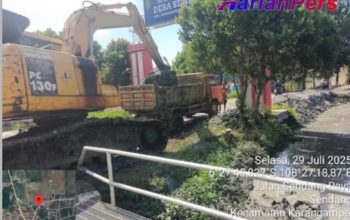 Normalisasi Saluran Pembuang di Sendang, PUPR Indramayu Siaga Cegah Banjir dan Genangan