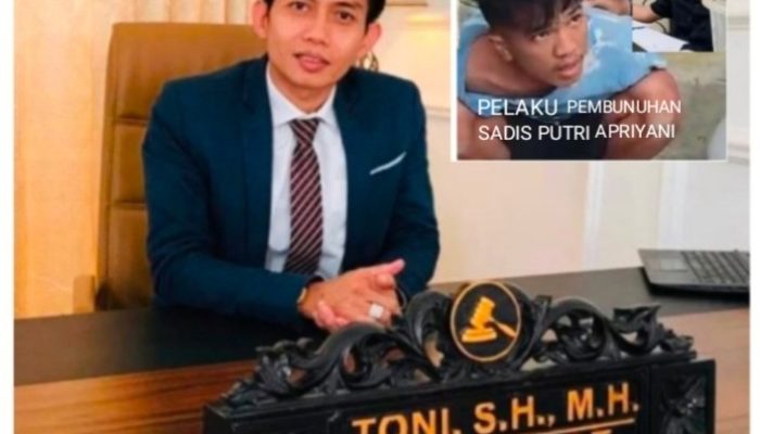 Toni RM Menduga Pelaku Pembunuhan Sadis PUTRI APRIYANI Sudah Direncanakan