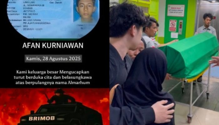Sosok Affan Kurniawan, Driver Ojol Meninggal usai Ditabrak Barracuda Brimob di Pejompongan.