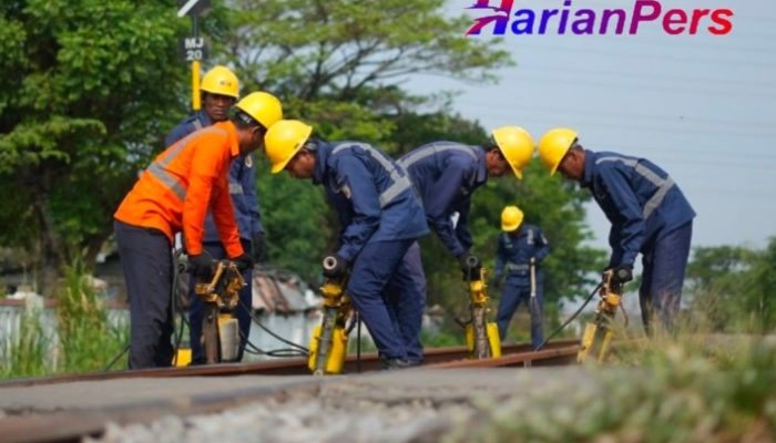 Tingkatkan Keselamatan, KAI Daop 3 Cirebon Lakukan Peebaikan Wesel Di 4 Lokasi  