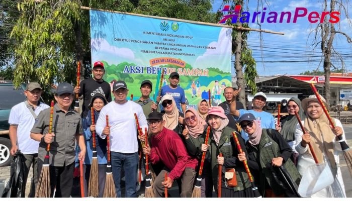 Dinas LH Kabupaten Indramayu Gelar Aksi Nyata Bersih Sampah 