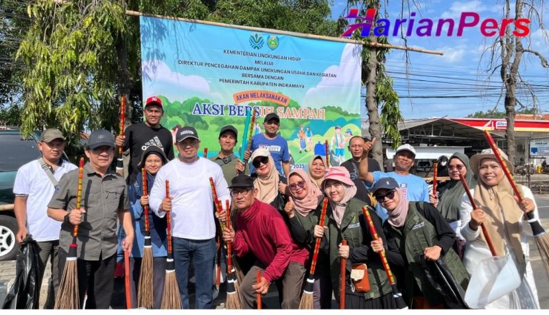 Dinas LH Kabupaten Indramayu Gelar Aksi Nyata Bersih Sampah 