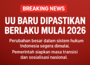 Siap-siap, Sejumlah UU Baru Mulai Berlaku Tahun 2026