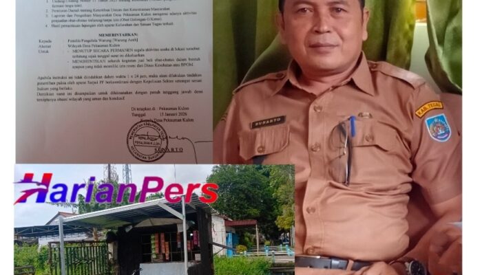 SUNARTO Intruksikan 1 x 24 Jam Penutupan Permanen Warung Obat Terlarang Di Karanganyar