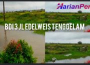 Penghuni BDI 3 Tambak Kecewa, Ruas Jalan Edelweis Tenggelam