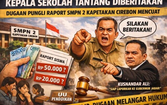 Kepala Sekolah Tantang Diberitakan, Dugaan Pungli Raport SMPN 2 Kapetakan Cirebon Mencuat