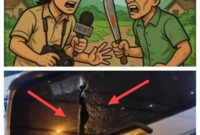 Foto : Mobil kaca belakang di padang & HP di rampas