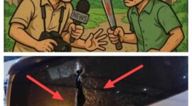 Foto : Mobil kaca belakang di padang & HP di rampas