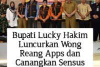 Bupati Lucky Hakim Resmi Luncurkan Wong Reang Apps & Sensus Ekonomi 2026