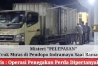 Oknum Sat Pol PP Indramayu Bebaskan Mobil BOX Isi Ribuan BOTOL MIRAS, Ada Apa?