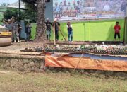 HUT Satpol PP, Damkar, dan Linmas Cianjur: Bupati Wahyu Apresiasi Kinerja, Musnahkan Ribuan Miras dan Rokok Ilegal