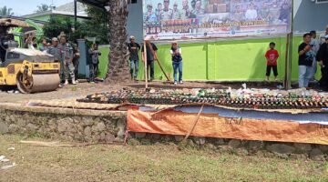 HUT Satpol PP, Damkar, dan Linmas Cianjur: Bupati Wahyu Apresiasi Kinerja, Musnahkan Ribuan Miras dan Rokok Ilegal