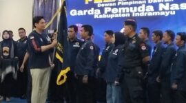 Pelantikan DPD Garda Pemuda NasDem Indramayu Di Nahkodai Arwah Dinata, S.Hum