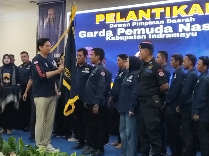 Pelantikan DPD Garda Pemuda NasDem Indramayu Di Nahkodai Arwah Dinata, S.Hum