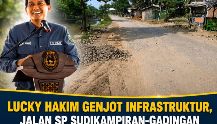 Lucky Hakim Genjot Infrastruktur, Jalan SP Sudikampiran-Gadingan Dibangun dengan Anggaran Rp3,3 Miliar