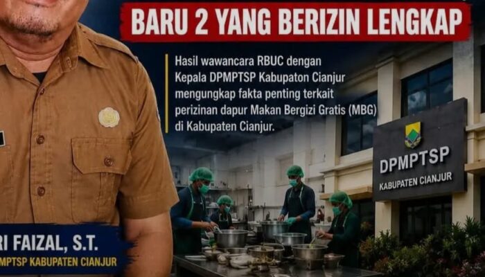 Darurat Legalitas: 307 Dapur MBG Aktif di Cianjur, Hanya 2 Kantongi Izin Lengkap PBG