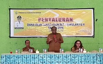 Pemda Keerom Salurkan DD Tahap I, dan BLT.
