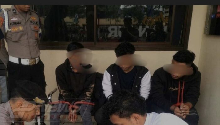 Gatur Pagi, Satlantas Cianjur Tangkap 3 Pemuda Bawa 2.850 Butir Obat Keras