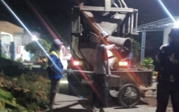 Betonisasi Jalan Blok Kuniir Desa Sukaurip Sesuai Harapan Masyaraka