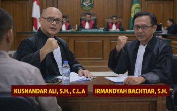 Kusnandar Ali, S.H.: “Jangan Sampai Dakwaan Menjadi Alat Penghukuman yang Mengabaikan Fakta Sebenarnya”