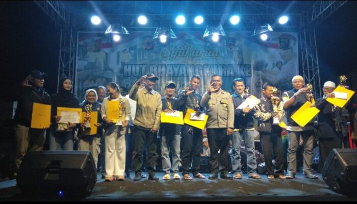 Ribuan Warga Padati Alun-alun Cibeber, Tutup HUT Bhayangkara ke-80 dengan Syukuran Akbar