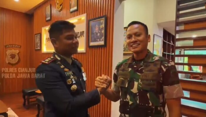 Soliditas APH Cianjur Menguat, Polres Terima Kunjungan Kejari, Kodim, dan Yon Armed di HUT Bhayangkara ke-80