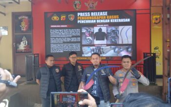 Satreskrim Polres Cianjur Ungkap Kasus Begal, 4 Pelaku Diamankan