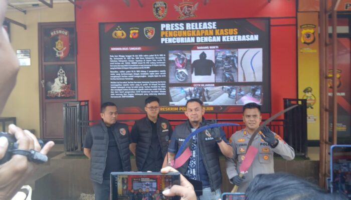 Satreskrim Polres Cianjur Ungkap Kasus Begal, 4 Pelaku Diamankan