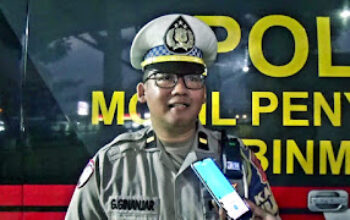 RAZIA KE-108, POLRES CIANJUR AMANKAN 46 MOTOR BERKNALPOT BRONG