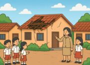 BERTAHAP” TANPA KAPAN: 40 SISWA SDN BANYUASIH NARINGGUL DIPAKSA BELAJAR DI KANDANG