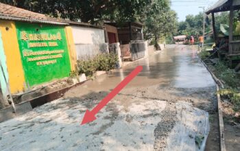 PROYEK PENGECORAN JALAN ASPIRASI DEWAN IRFAN GERINDRA DIDUGA KUAT ASAL-ASALAN