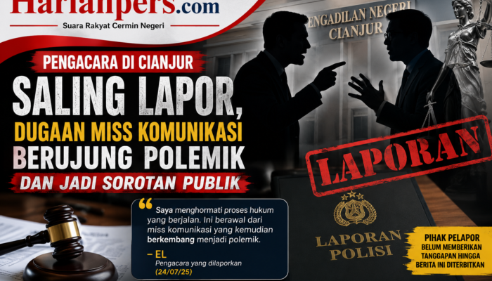 Pengacara di Cianjur Saling Lapor, Dugaan Miss Komunikasi Berujung Polemik dan Jadi Sorotan Publik