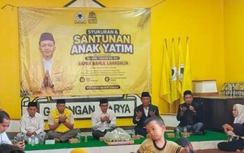 DPD Partai Golkar Cianjur Santuni Ratusan Anak Yatim di Momen HUT ke-50 Bahlil Lahadalia