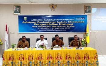 Pemda Keerom Laksanakan Sosialisasi; Sistem Pengendalian Intern Pemerintah (SPIP) Terhadap “Maturasi” Indek Efektivitas Pengendalian Korupsi (IEPK) dan Fraud Risk Asistensi (FRA).