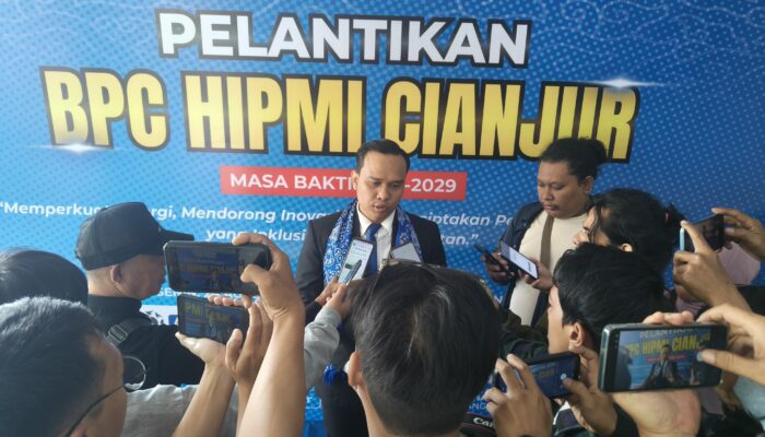 CAHYADI IBRAHIM RESMI JABAT KETUA HIPMI CIANJUR, TARGET DONGKRAK INVESTASI 25% PER TAHUN