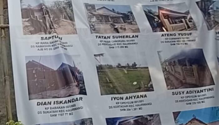 VIRAL! BRI UNIT CIPETIR PASANG BALIHO NAMA NASABAH PENUNGGAK, WARGA: INI MENCEMARKAN NAMA BAIK
