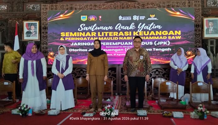 Jaringan Perempuan Kabupaten Kudus ( JPK ) Adakan Seminar Literasi Keuangan Bersama OJK