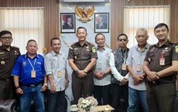 Jajaran Pengurus PWI Subang Kunjungi Kejaksaan Negri Subang