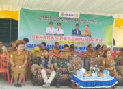 Pemda Keerom Laksanakan Gerakan Pangan Murah di Kampung Yuwanain