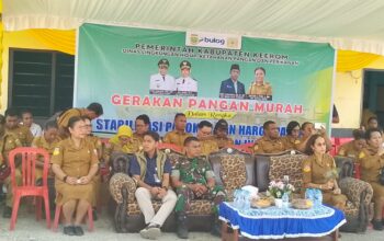 Pemda Keerom Laksanakan Gerakan Pangan Murah di Kampung Yuwanain