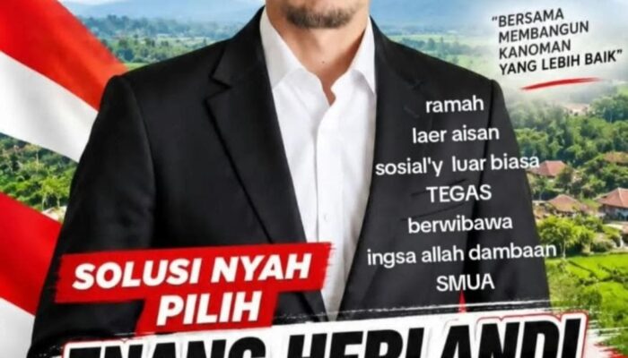Enang Herlandi (Kole) Maju di Pilkades Kanoman, Usung Tagline Desa Lebih Baik Lebih Maju
