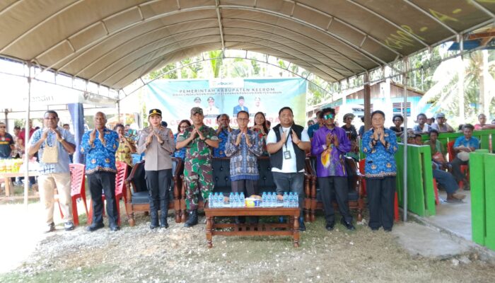 Pemda Keerom Laksanakan Gerakan Pangan Murah di Arso Kota.