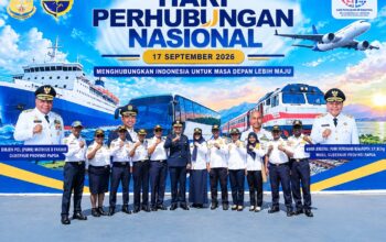 Dinas Perhubungan Kabupaten Keerom Turut Serta Upacara Harhubnas ke 56