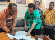 Pemkab Keerom Mendapat Hibah Fasilitas Komunikasi Starlink dari Pemerintah Provinsi Papua.